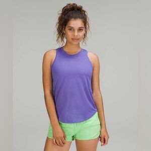 Lululemon‎ Charged Indigo High Neck Running and Training Top Size 4 EUC Unworn